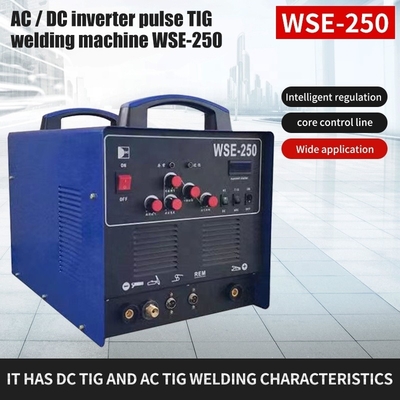 AC DC TIG сварщик Алюминиевая сварочная машина ИНВЕРТЕР WSE-250 220V 6.2KVA Воздушное охлаждение 6.2 220