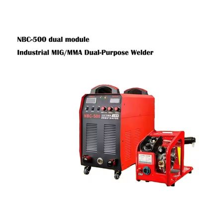 50 кг Тяжелая 380V MIG/MMA сварщик двойного назначения NBC-500 WeldMaster с проволочным питателем