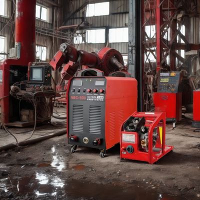 50 кг Тяжелая 380V MIG/MMA сварщик двойного назначения NBC-500 WeldMaster с проволочным питателем