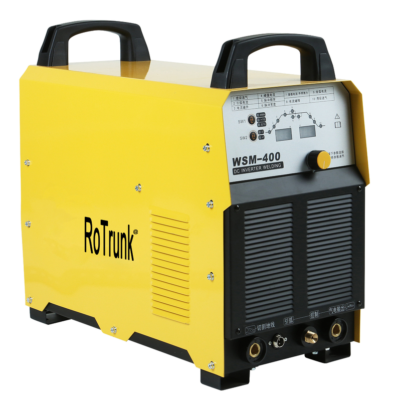 Поддержка OEM WSM-400 Двухмодульная IGBT DC импульсная аргоновая TIG сварочная машина